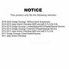 Tor Rear Suspension Stabilizer Bar Link Pair For Jeep Grand Cherokee Dodge Durango KTR-104289